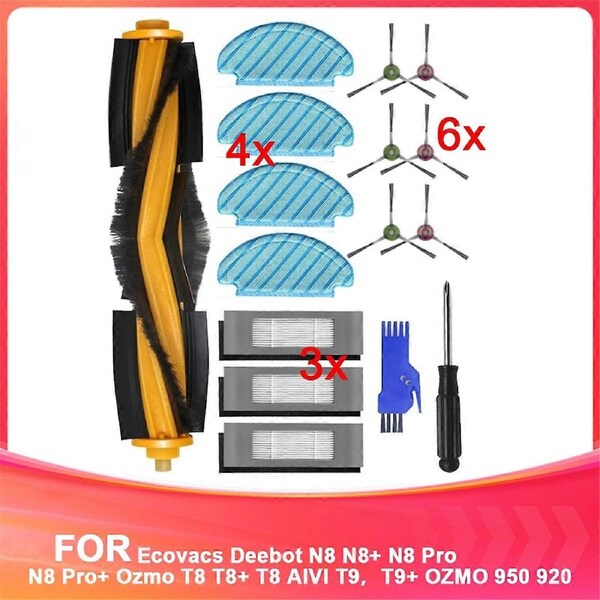 Accessories for N8 N8+ N8 Pro N8 Pro+ OZMO T8 T8+ T8 T9, T9+,Main Brushes,Side Brushes,Filters