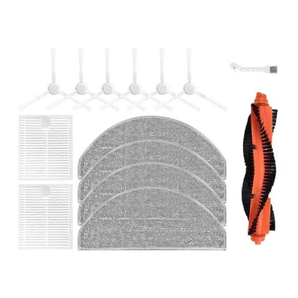 For E10 E10C E12 B112 / 3C Plus C103 Sweeping Machine Accessories Main Side Brush Mop Filter