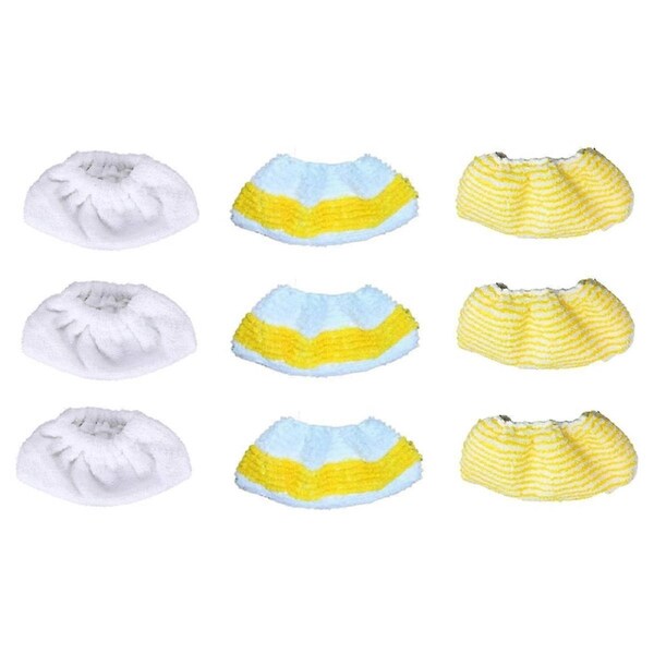 9PCS Steam Mop Cloths Cover for Easyfix SC2 SC3 SC4 SC5 Handheld Vacuum Cleaner Parts Microfiber Cleaning Pad