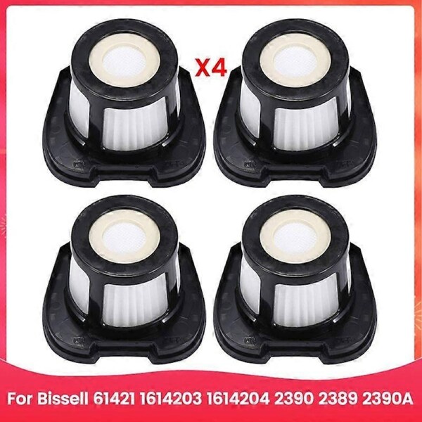 4PCS Vacuum Cleaner Filter Accessory for 61421 1614203 1614204 2390 2389 2390A Vacuum Cleaner Replacement Parts