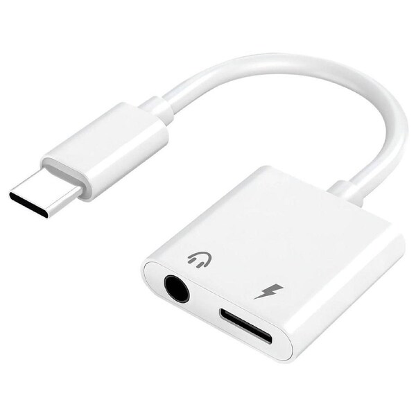 Antsig 60W USB-C Audio Adapter AP5761 - White - Fast Charging - Compact Design