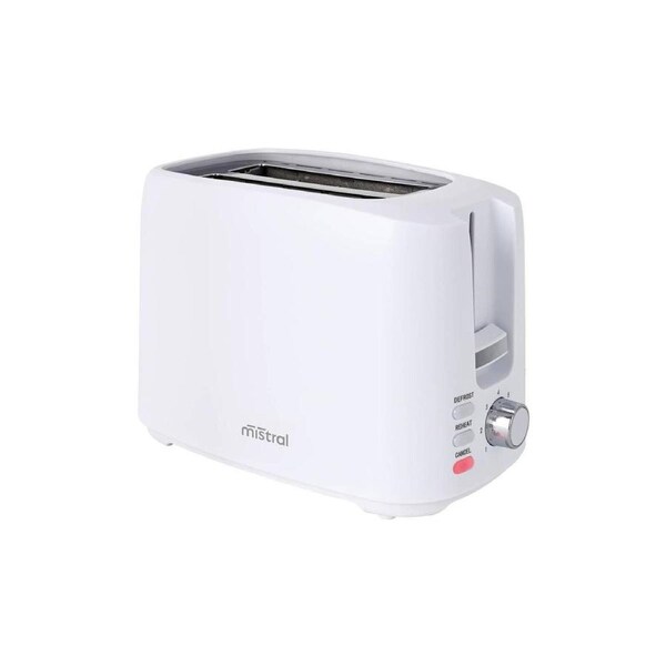 Mistral 2 Slice Toaster - 1.3m Cord - Self-Centring Slots - 7 Browning Controls