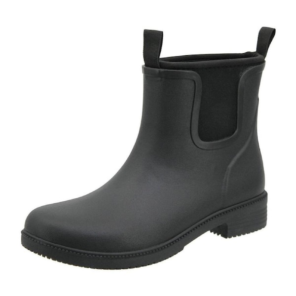 Craftright Black Gumboots Size 7 - Water Resistant - Comfortable Neoprene