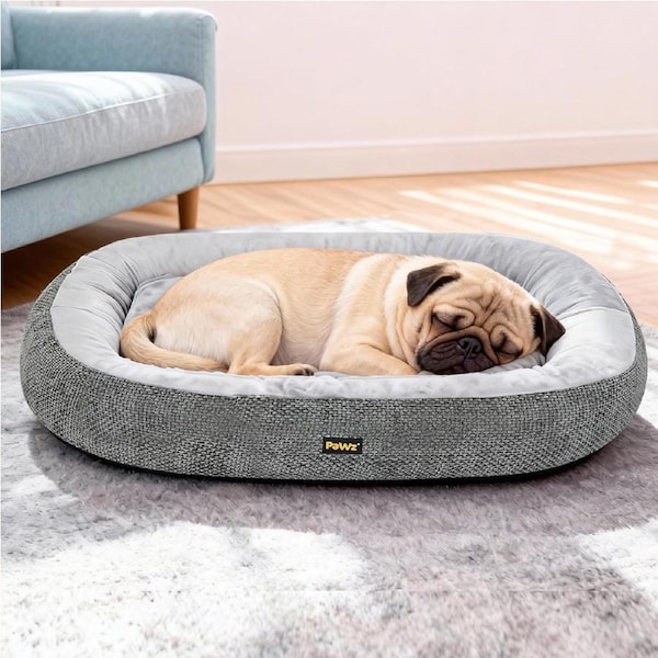Pawz Pet Bed Washable Plush Orthopedic Soft Non Slip Mat Indoor Pet Cushion M