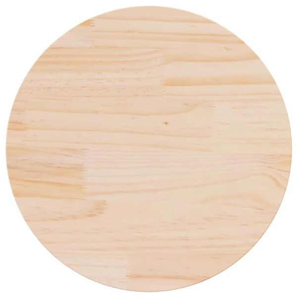 Table Top Ø50x2.5 cm Solid Wood Pine vidaXL