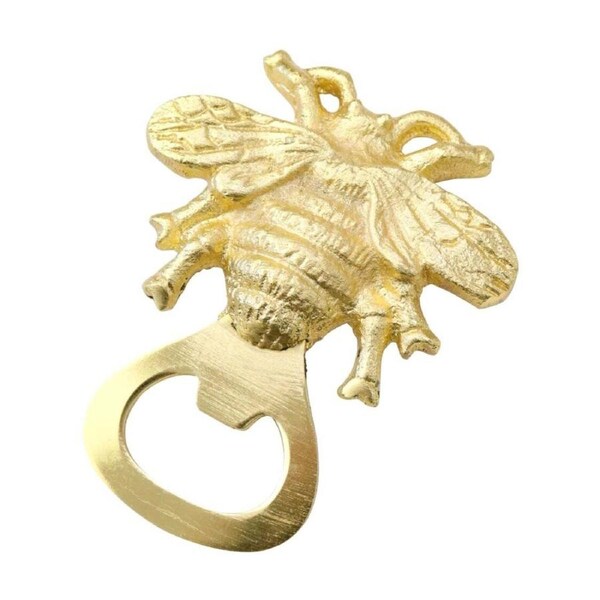 LVD Bee Metal Drinkware/Barware Home Decor Bottle Opener Gold 10x9cm