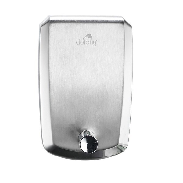Dolphy Stainless Steel Soap Dispenser 1000ml - Silver