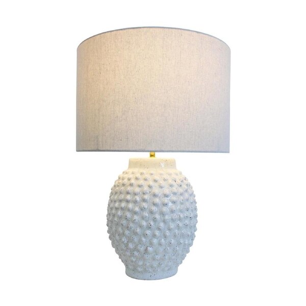 LVD Aviva Hand-Finished Terracotta Base Table Lamp Home Decor 42x42x63cm