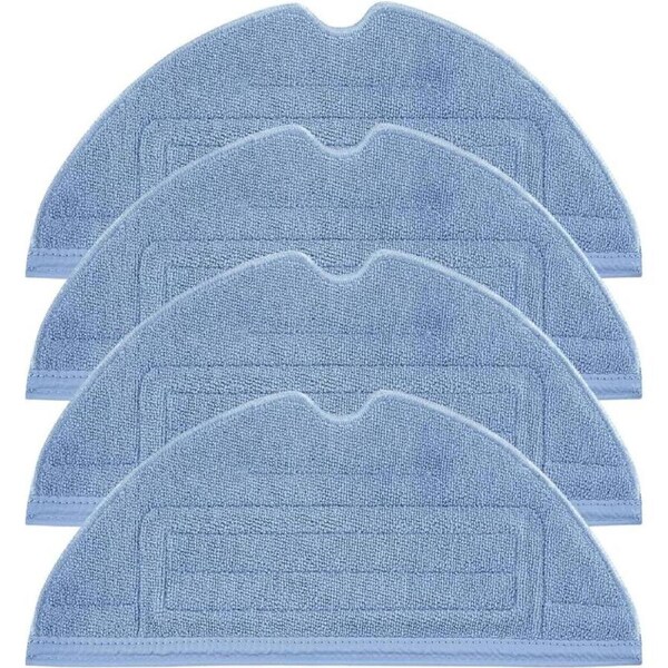 4x Microfiber Mop Pads for Roborock S7 & S8 Series Robots