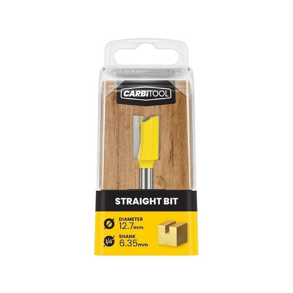Carbitool 12 V Groove Straight Router Bit 70mm - Tungsten Carbide - Durable