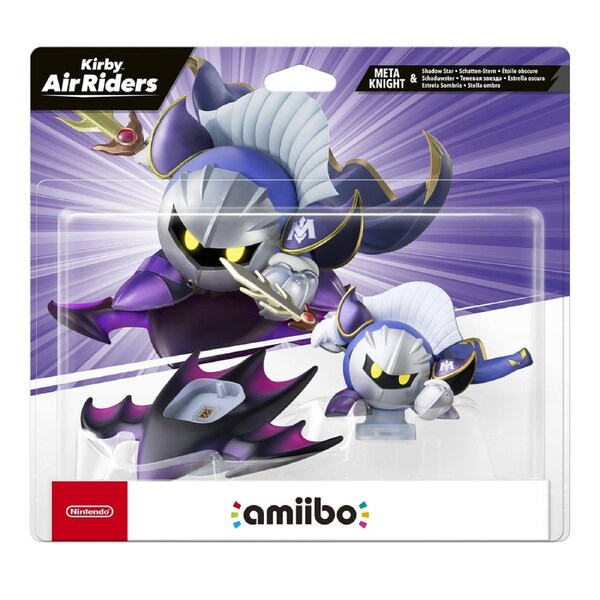 Nintendo Meta Knight and Shadow Star Amiibo (Kirby Air Riders)