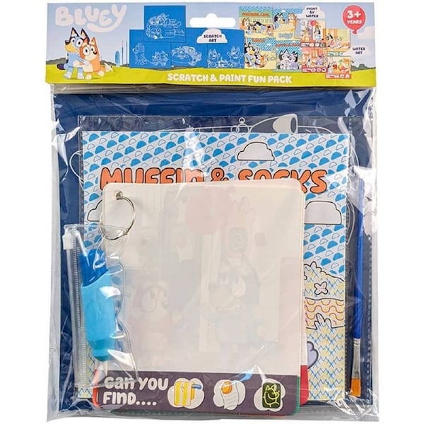 Bluey - Scratch & Fun Pack