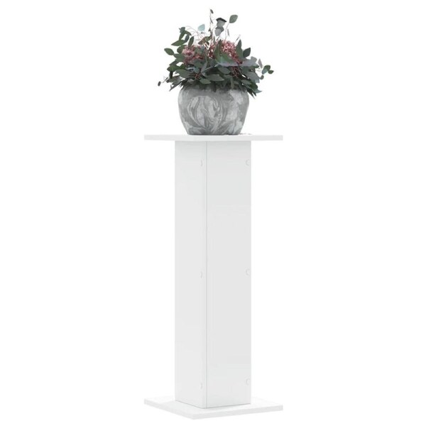 Plant Stands 2 pcs White 30x30x80 cm Engineered Wood vidaXL