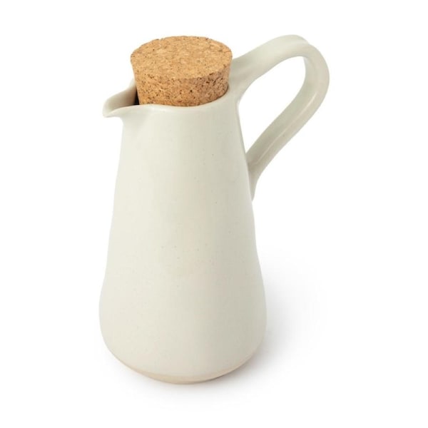 Jamie Oliver Big Love Delightful Stoneware Oil & Vinegar Drizzler White 450mL