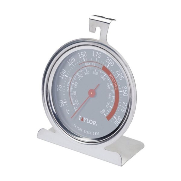 Taylor Stainless Steel Read-To-Read Dial Pro Silver Oven Thermometer 9x8.5x2cm