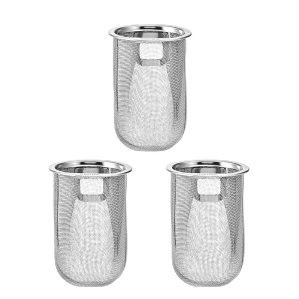 3PK La Cafetière 2 Cup Teapot Stainless Steel Fine Mesh Tea Filter Silver
