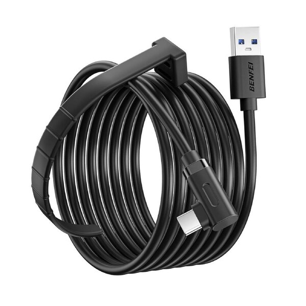 BENFEI 375BK-5M Link Cable 16 FT USB 3.0 to USB C Cable for VR Headset 5M