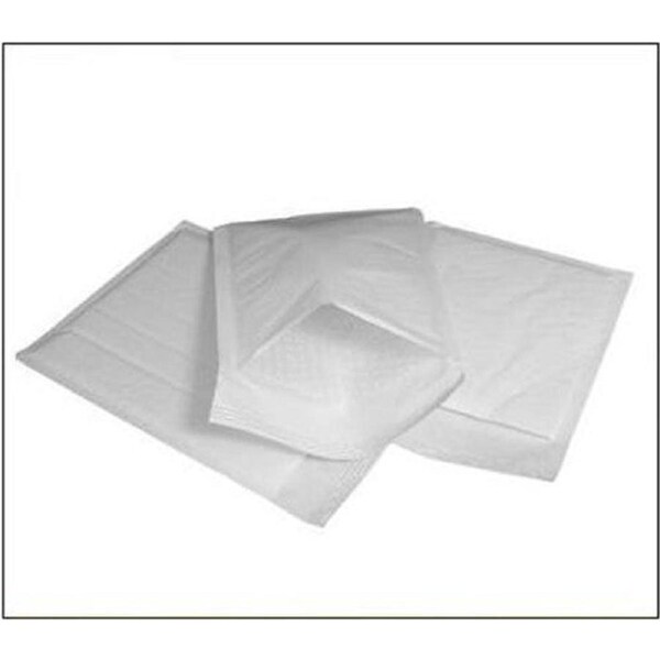 White Padded Mailer Bag - 100 Pack, 340mm x 240mm for Shipping