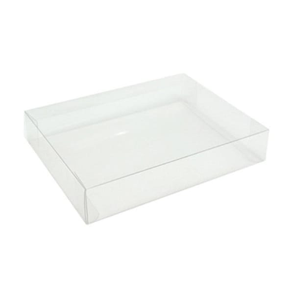10pk Clear PVC Folding Gift Box (15x15x4cm) Display & Favor Packaging
