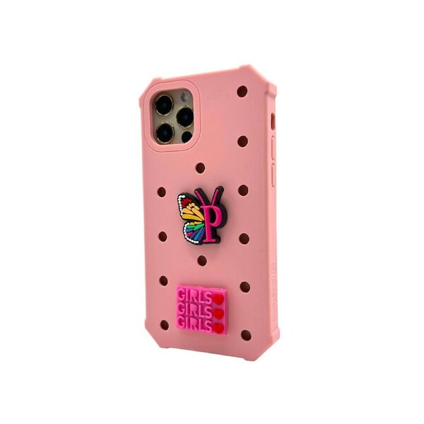 Lovefone Kids Silicone Case for iPhone 14 Pro Max - Baby Pink, Durable & Stylish