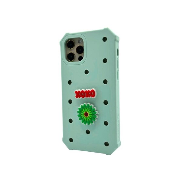 Lovefone Kids Silicone Case iPhone 12 Pro Max Mint Green - Durable & Stylish