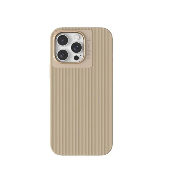 Lovefone iPhone 16 Pro Max Latte Landing Suitcase Case - Travel Inspired