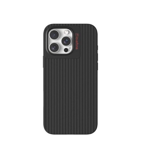 Lovefone iPhone 14/15 Plus Suitcase Case - Jet Black
