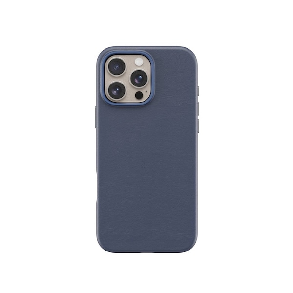 Lovefone Leather Case for iPhone 14 Pro Max - Navy