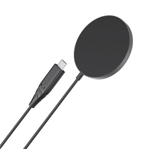 CHOETECH T518-BK15W Removable Fast Wireless Magenetic Charger for iPhone12/13/14/15 & More with 1M Cable