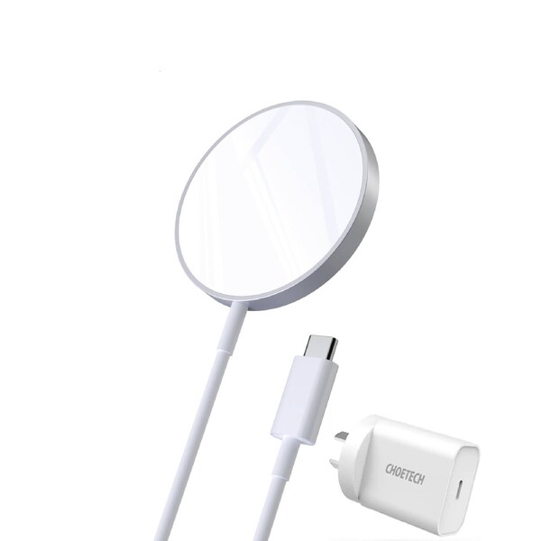 CHOETECH MQ00117-SL (T517+AC) MagLeap Magnetic Wireless Charger + AC
