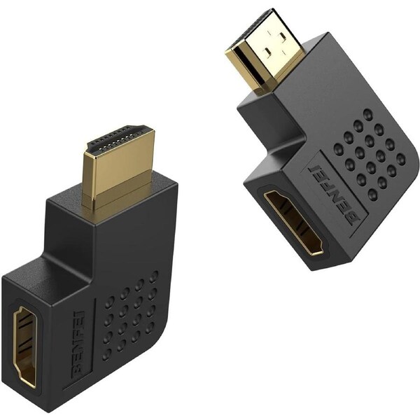 BENFEI HDMI Male to Female Right Angle 90 Degree Adapter