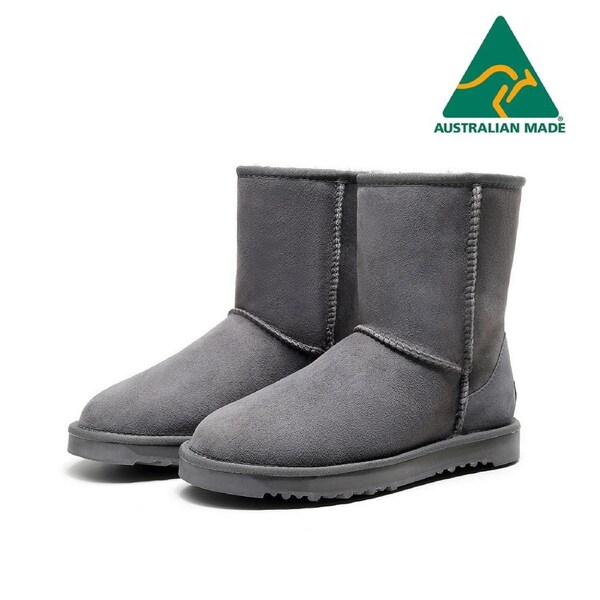 UGG Short Classic Boots - M - Grey - AU W8 - M6 - EU39 - 24.5cm