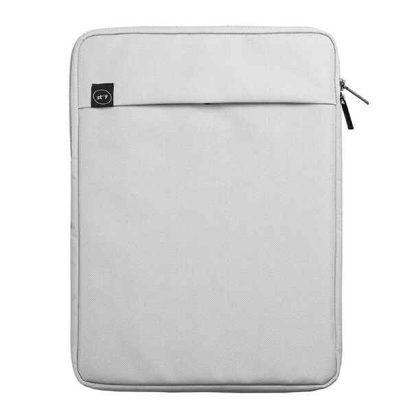 ST'9 Laptop Sleeve 15 inch Padded Travel Case Bag L Grey Water-Resistant