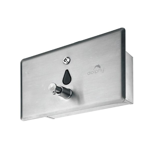 Dolphy Stainless Steel Soap Dispenser 1400ml - Silver