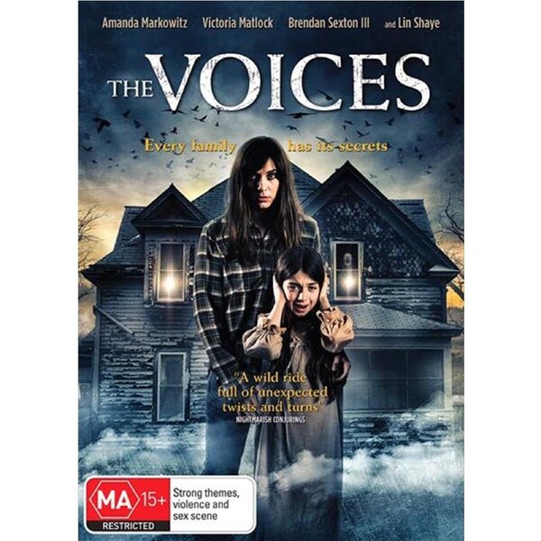 The Voices DVD - Psychological Thriller Starring Amanda Markowitz & Lin Shaye