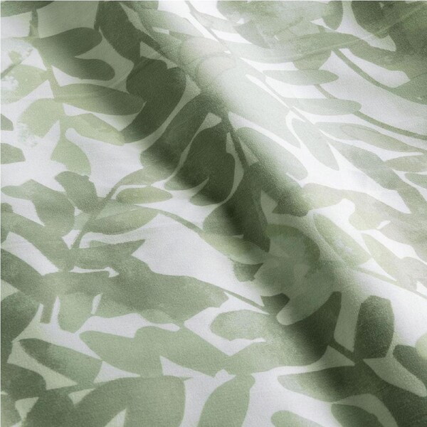 Ardor Solana Sage Watercolour Print Quilt Cover Set King