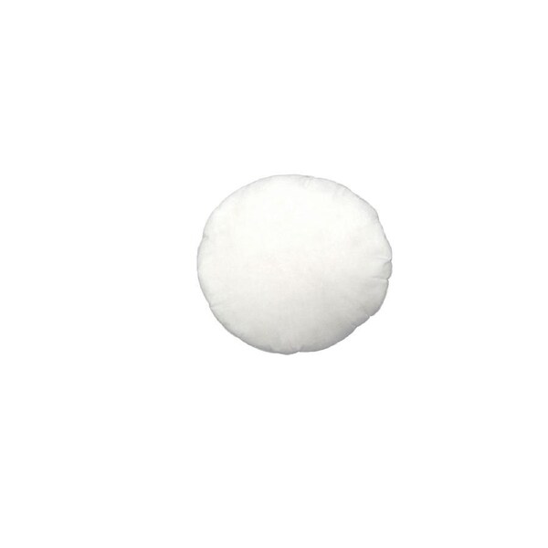 Easyrest Cushion Insert Round 30 cm Diameter, Solid White Polyester, Durable