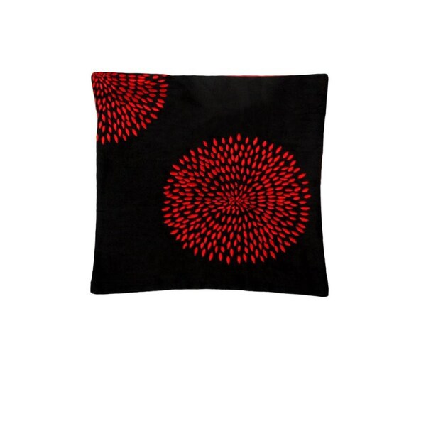 IDC Homewares Cushion Cover 43 x 43cm - Magnolia Black, Embroidery Design