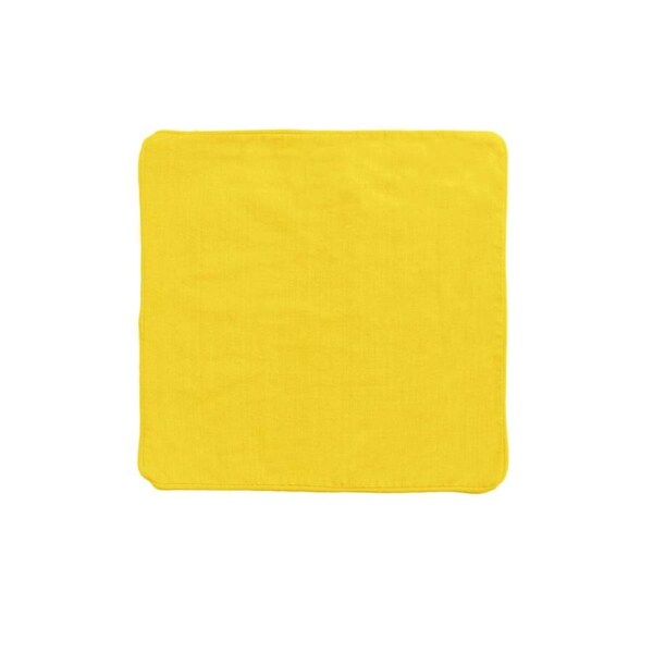 IDC Homewares Panama 100% Cotton Cushion Cover 43 x 43 cm - Yellow, Solid Colour Design