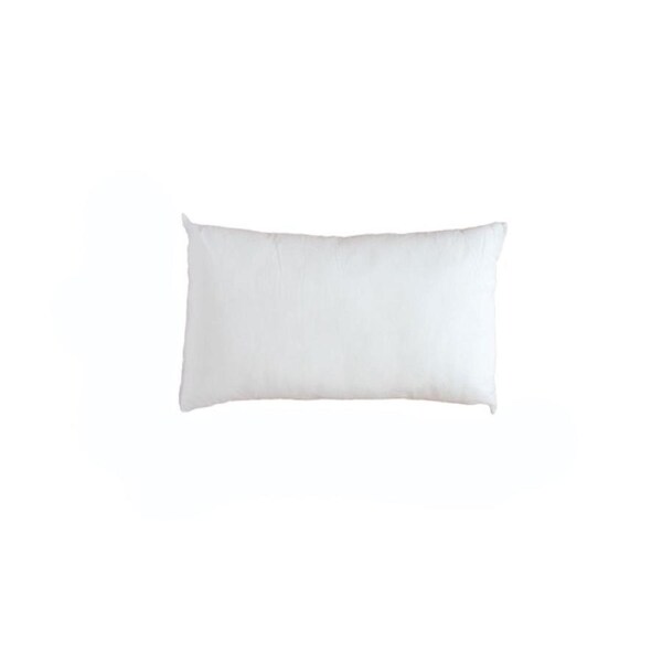 Easyrest Cushion Insert Rectangular 35 x 60cm, Solid White Polyester, Durable