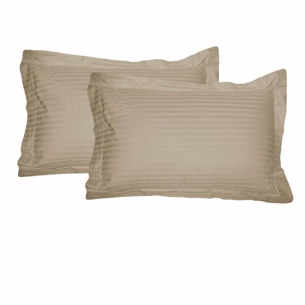 Accessorize 325TC Striped Tailored Pillowcases - 2 Pack, 48 cm x 73 cm