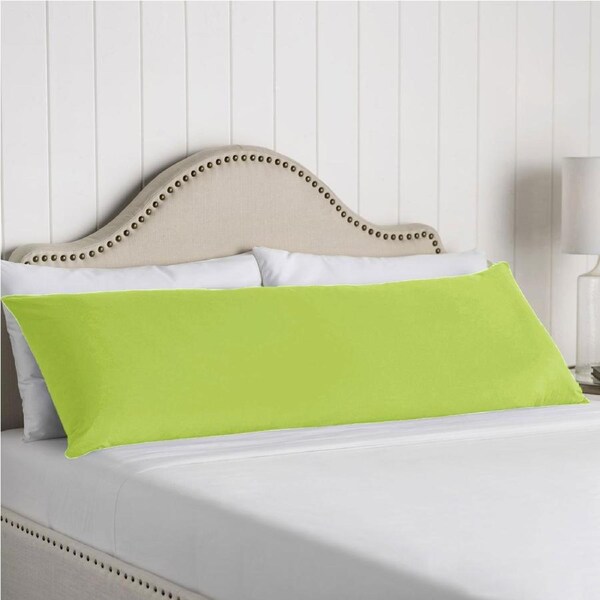 Artex 100% Cotton Body Pillowcase 48 x 145 cm - Solid Pastel Colour Design