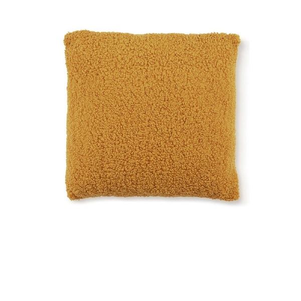 Bedding House Sherpa Filled Square Cushion 45 x 45 cm - Brown, Soft Polyester