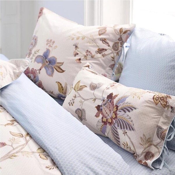 PIP Studio Cece Fiore White Cotton Quilt Cover Set King - Floral Design, 100% Cotton