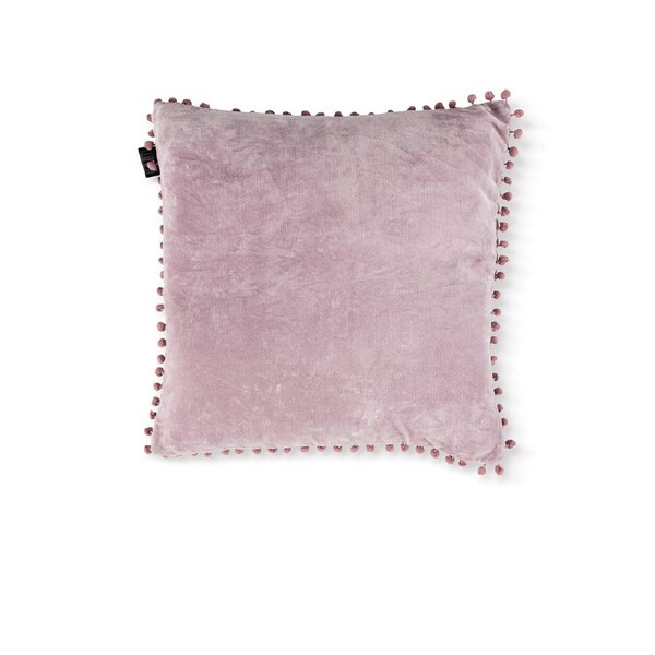 Bedding House Svenja Decorative Cushion 43x43cm Cotton Velvet with Pompoms