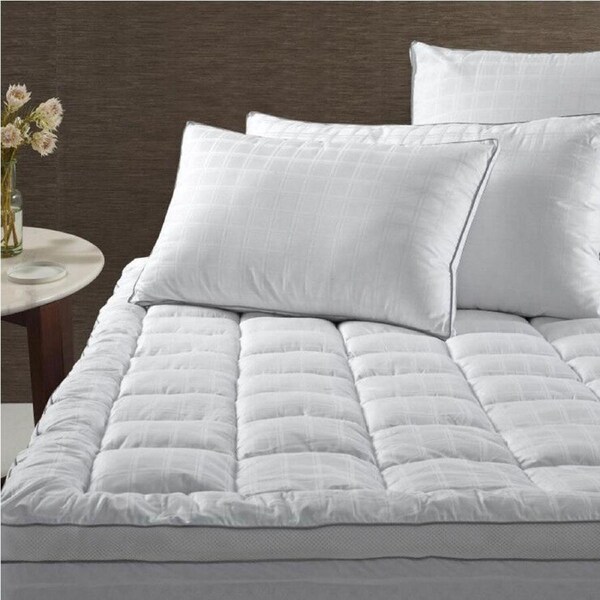 Accessorize Deluxe Hotel Mattress Topper 375TC Super King - Cotton & Polyester