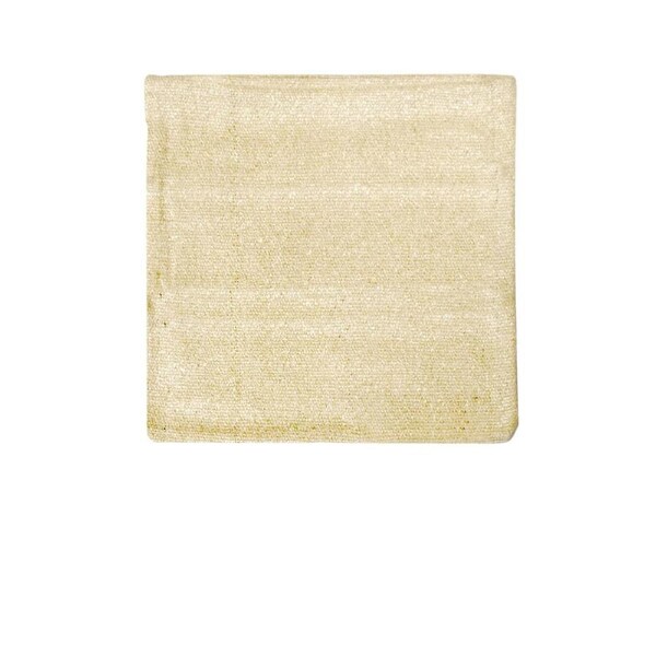 Designer Cushion Cover - Chenille Cream - 43 x 43 cm - Zip Closure