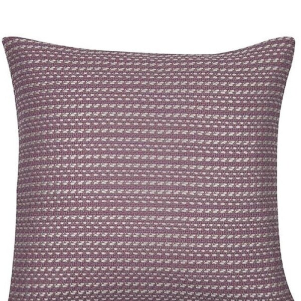 Fern Rose Cushion Cover 50x50cm - Soft Pink, Textured Design, Made in Europe
