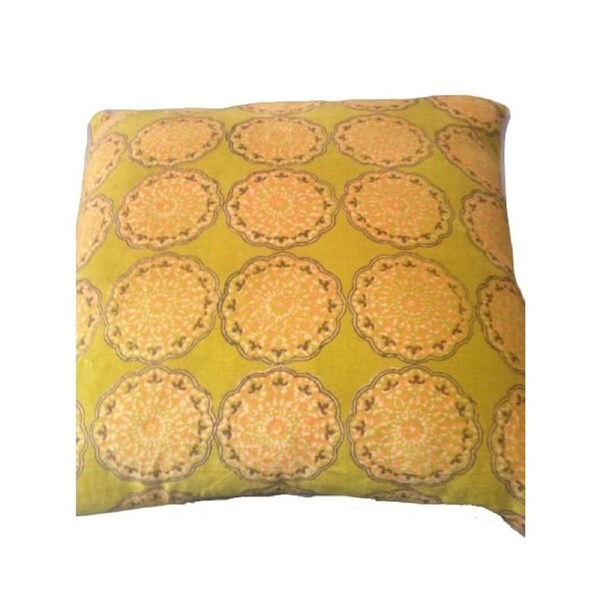 Duffy Mustard Cushion Cover 40cm x 40cm - Modern Geometric Design
