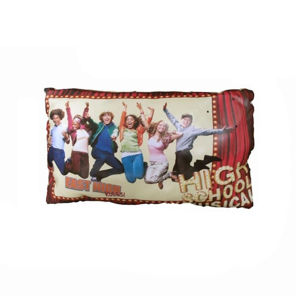 Disney High School Musical Filled Cushion - 40 x 28 cm, Polyester, Multi Color